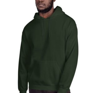 Custom Logo Hoodie – Forest Green / S