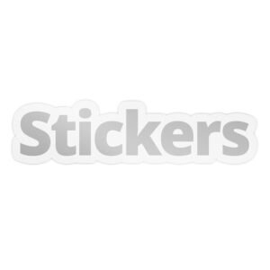 Die-Cut Logo Stickers – 4″×4″