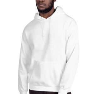 Custom Logo Hoodie – White / S