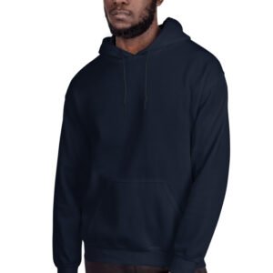 Custom Logo Hoodie – Navy / S