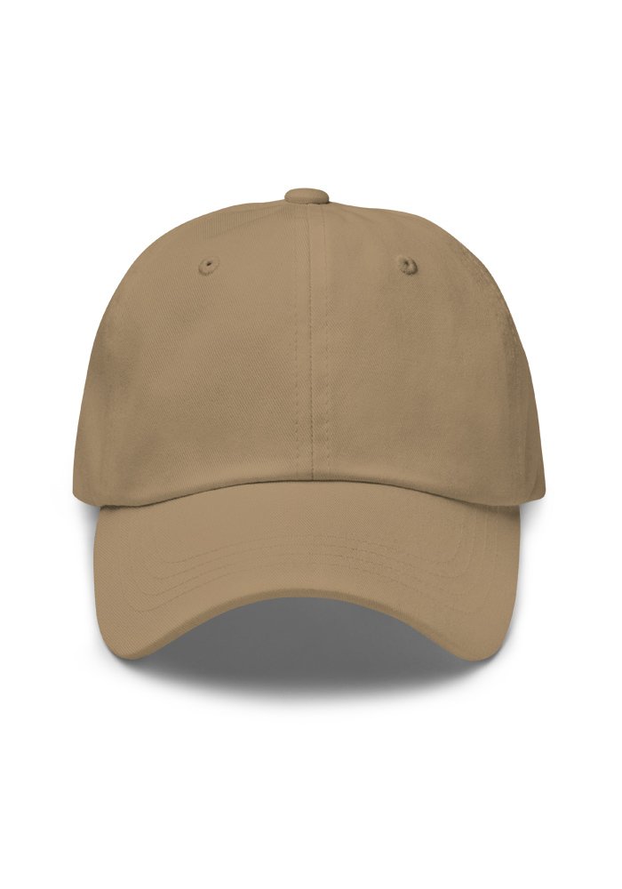 Embroidered Logo Dad Hat – Khaki Embroidered Logo Dad Hat – Khaki