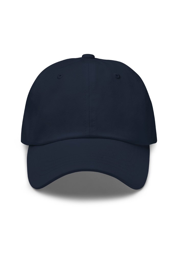 Embroidered Logo Dad Hat – Navy Embroidered Logo Dad Hat – Navy