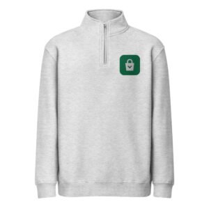 Embroidered Logo Quarter-Zip Pullover