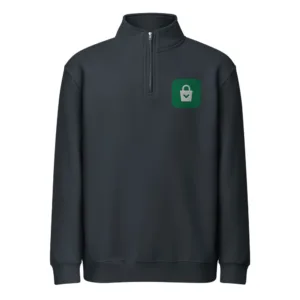 Embroidered Logo Quarter-Zip Pullover