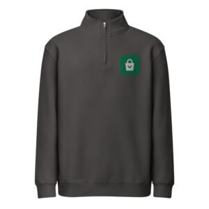 Embroidered Logo Quarter-Zip Pullover