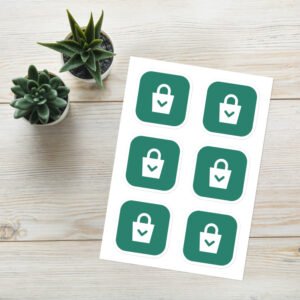 Kiss-Cut Logo Sticker Sheets