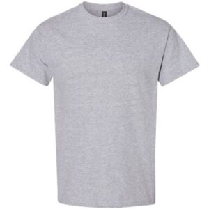 Gildan 5000 Heavy Cotton Tee, Blank – Sport Grey