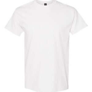 Gildan 5000 Heavy Cotton Tee, Blank – White
