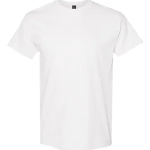 Gildan 5000 Heavy Cotton Tee, Blank – White