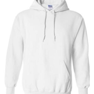 Gildan 18500 Heavy Blend Hoodie, Blank – White