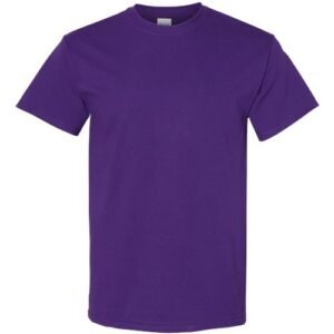 Gildan 5000 Heavy Cotton Tee, Blank – Purple