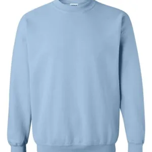 Gildan 18000 Heavy Blend Crewneck Sweatshirt, Blank – Light Blue