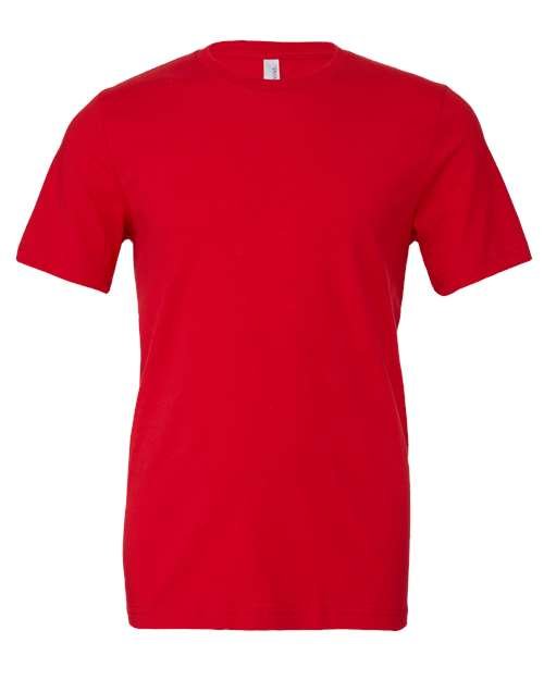 Bella+Canvas 3001 Jersey Tee, Blank – Red Bella+Canvas 3001 Jersey Tee, Blank – Red