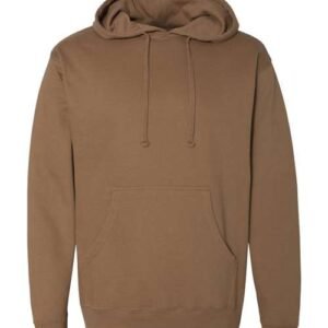 Independent Trading Co. SS4500 Midweight Hoodie, Blank – Saddle
