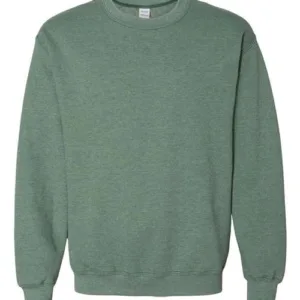 Gildan 18000 Heavy Blend Crewneck Sweatshirt, Blank – Heather Dark Green
