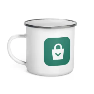 Custom Logo Enamel Mug (12 oz)