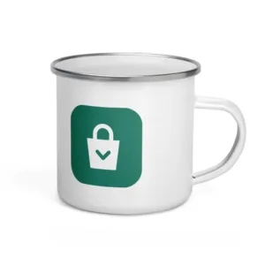 Custom Logo Enamel Mug (12 oz)