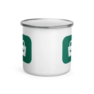 Custom Logo Enamel Mug (12 oz)